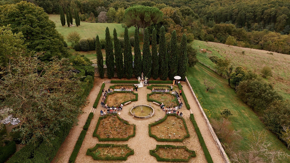 tuscany wedding ceremony in garden villa nemora.jpg