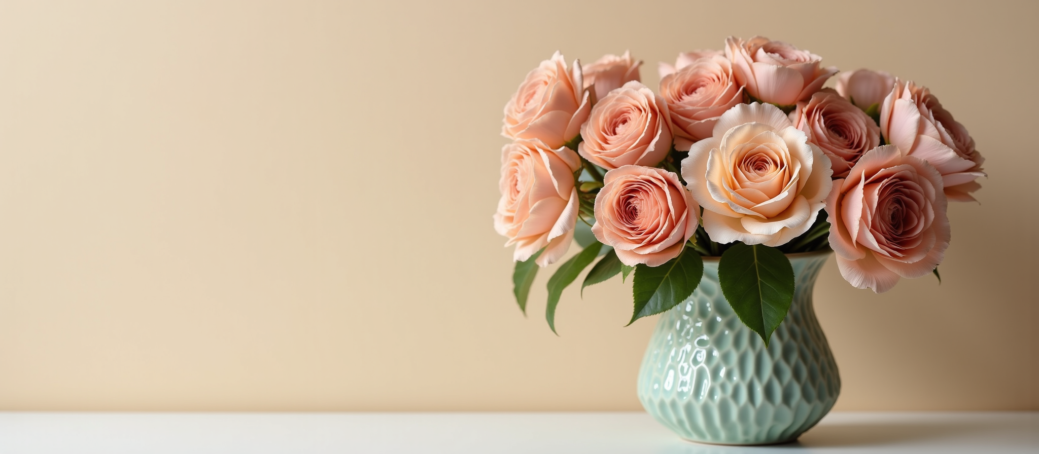 A bouquet of flowers in a vase
