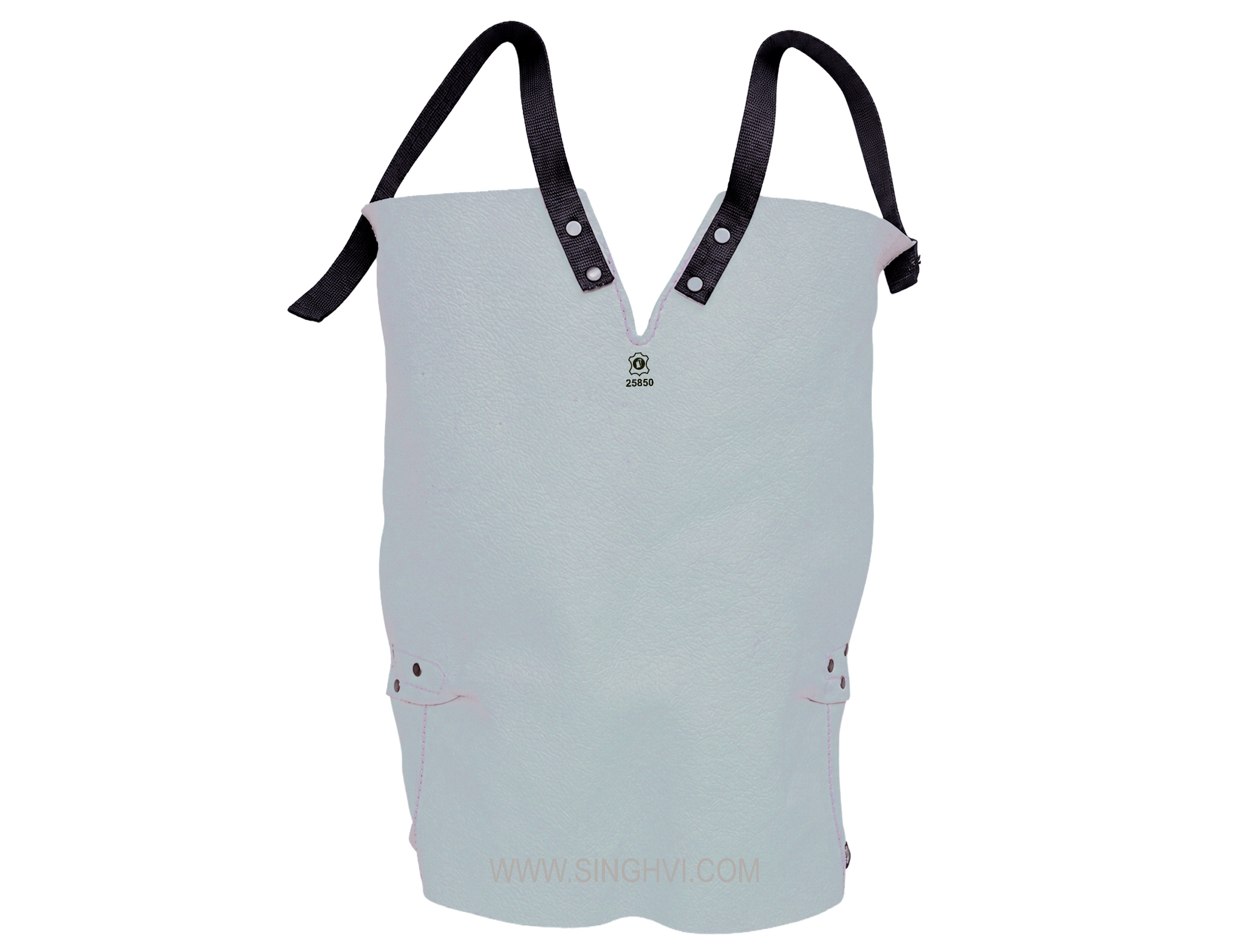 Protective leather apparel: cow split leather apron 58x50cm. Article Apron 25850.