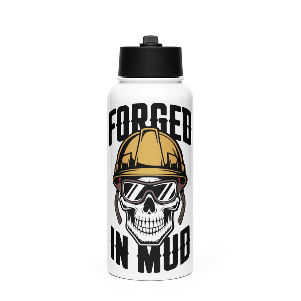 32 oz Stainless steel water bottle with straw lid