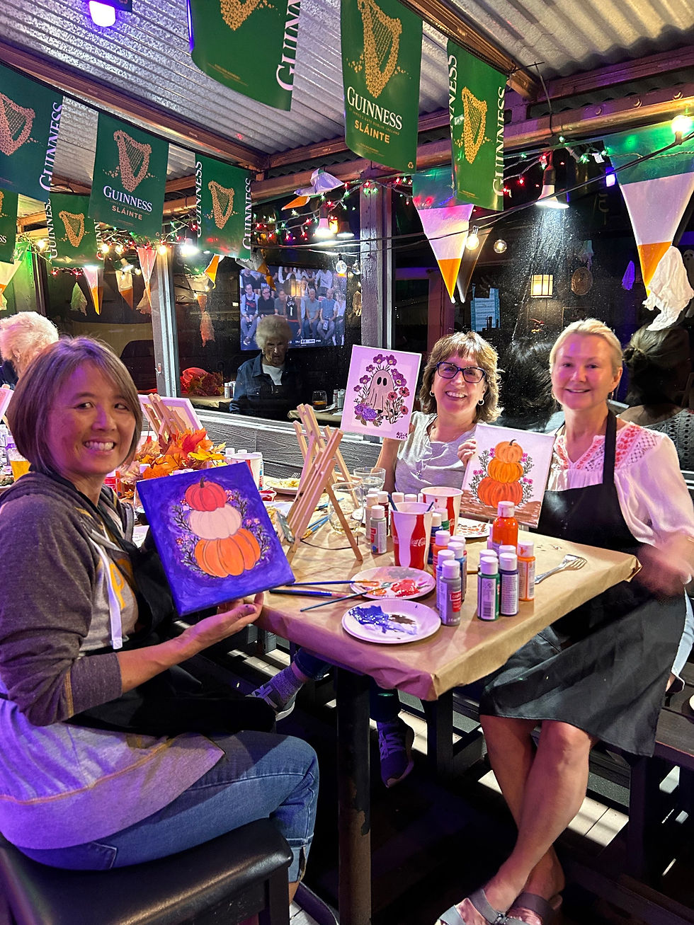 San Diego Halloween Paint and Sip
