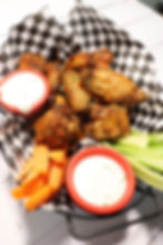 1/2 pound Wings or Chicken Strips