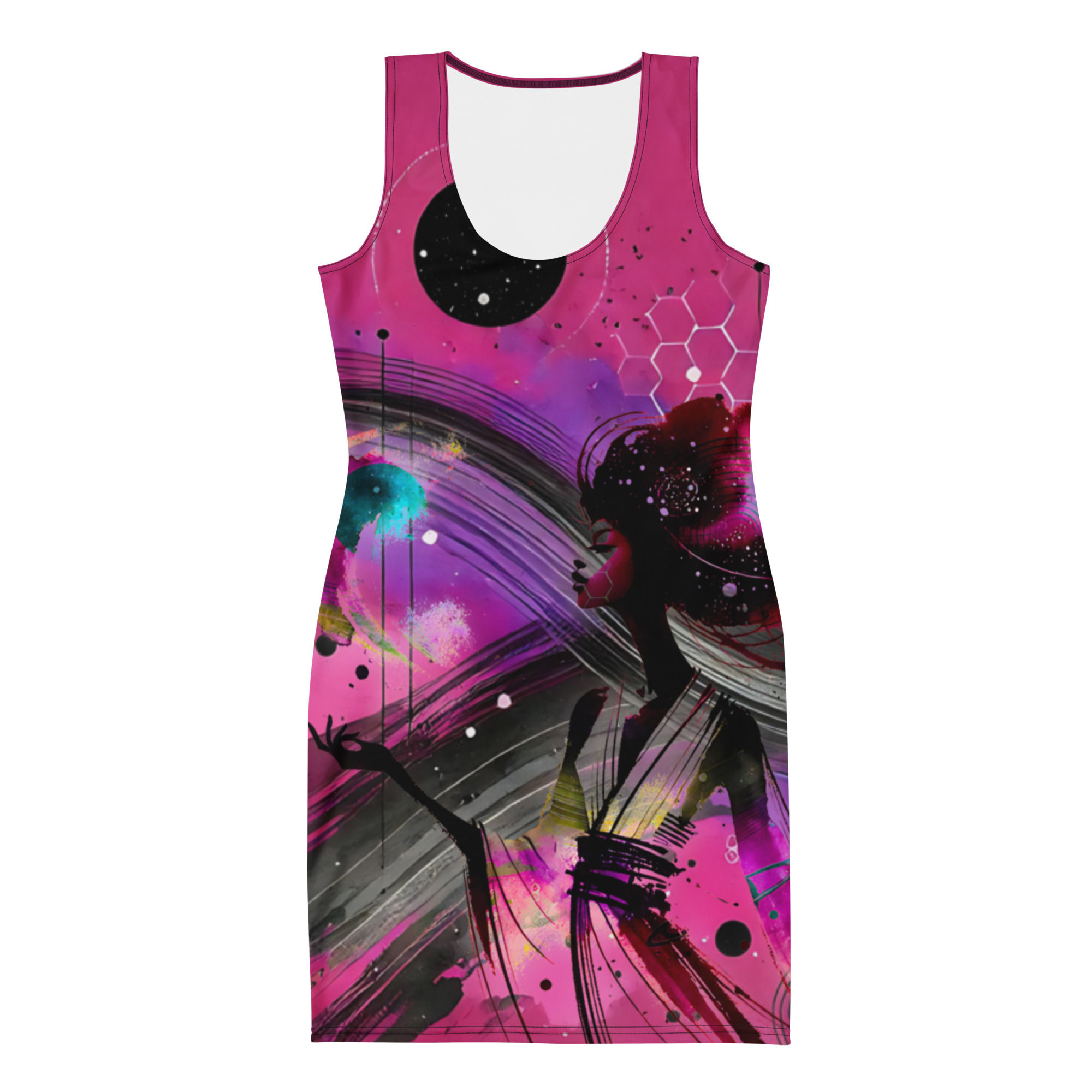 Blackprint Collection | Celestial Flow Bodycon Dress
