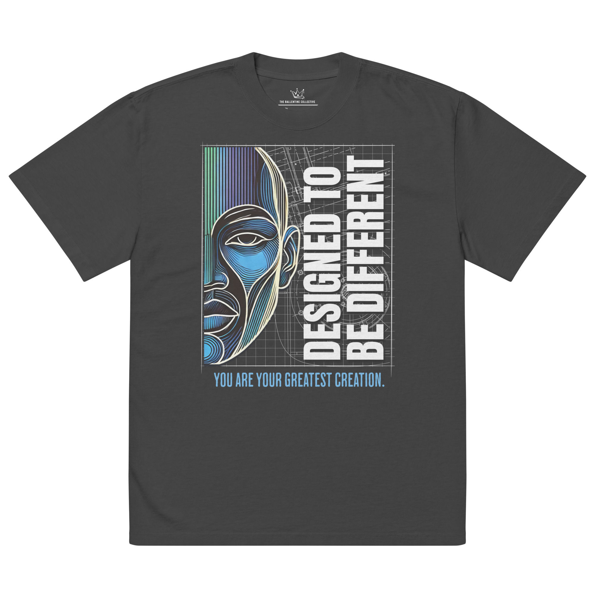 Blackprint Collection | Designed to Be Different Oversized Graphic T-Shirt