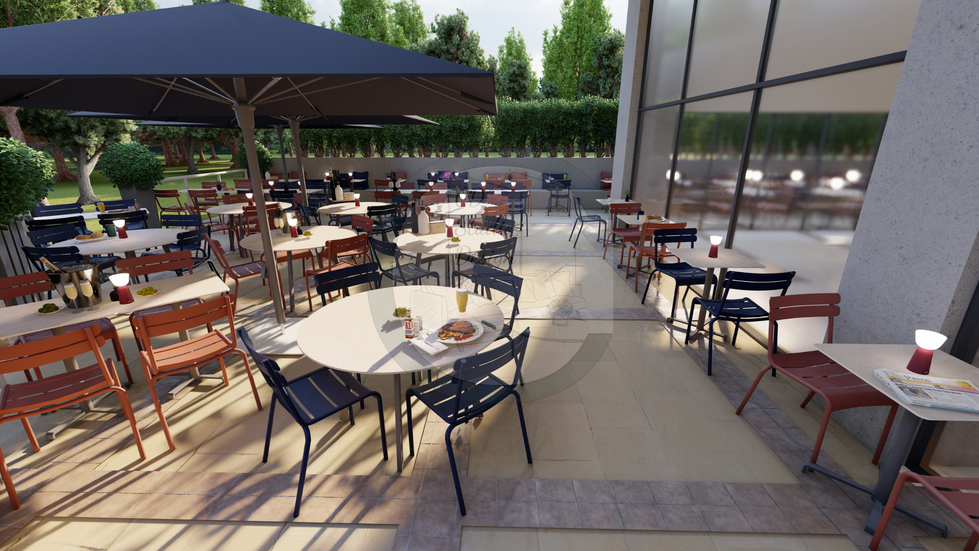 Terrasse du restaurant Midi Seize