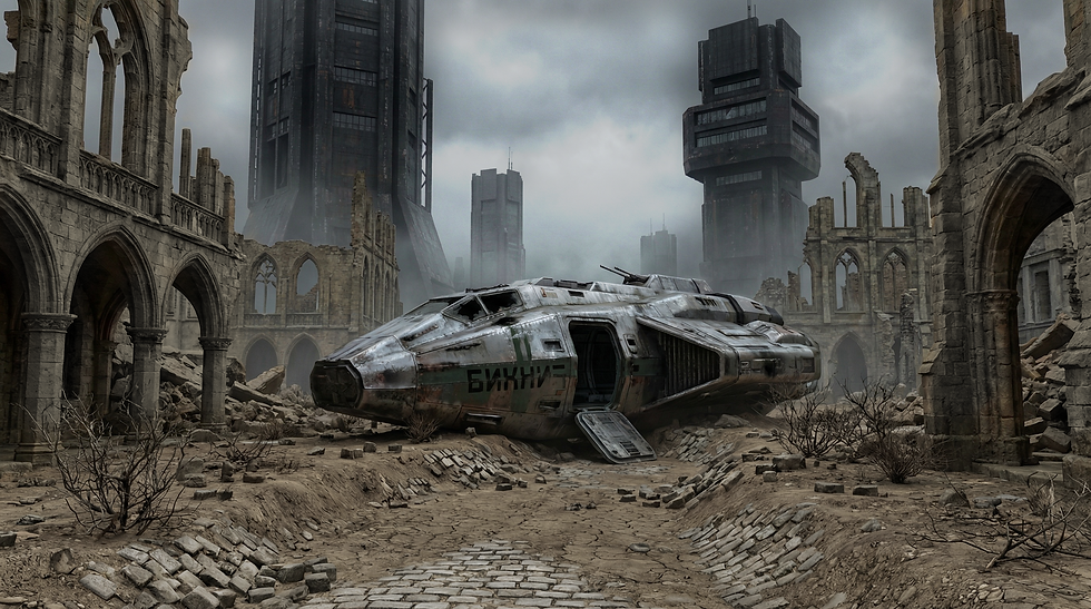 spaceship in city.png