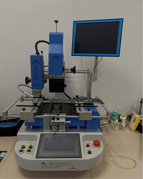 Reballing, reflow e Rework