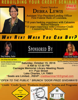 Rebuilding Your Credit Seminar