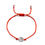 Thumbnail: Red Tent Thread with Life Tree Charm Bracelets