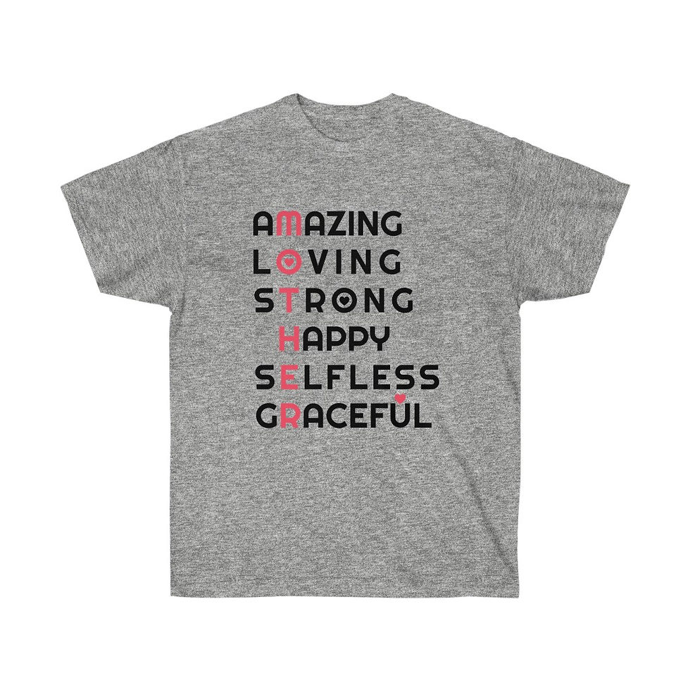Thumbnail: MOTHER - Amazing, Loving, Strong, Happy, Selfless, Graceful T-Shirt