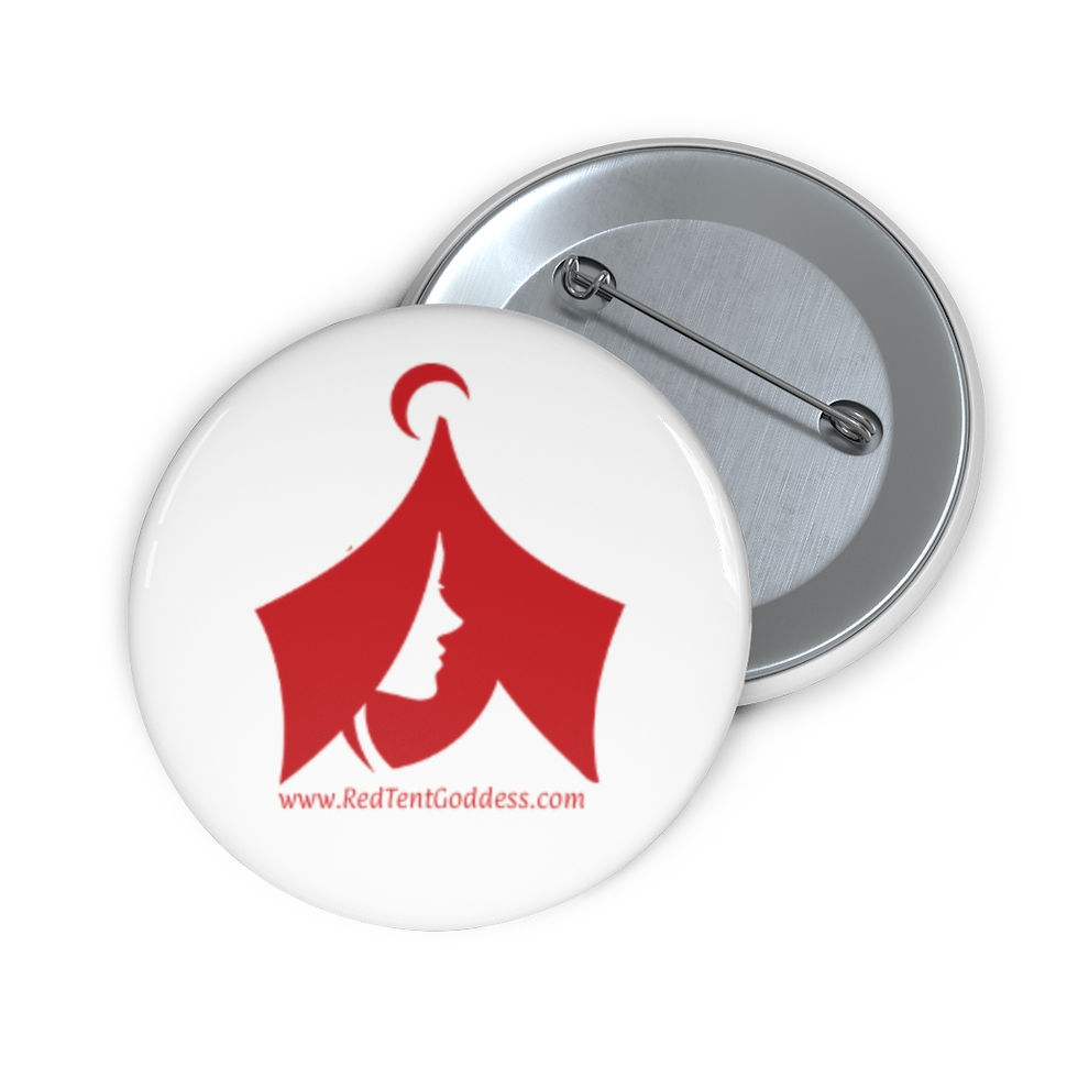 Thumbnail: Red Tent Goddess Button