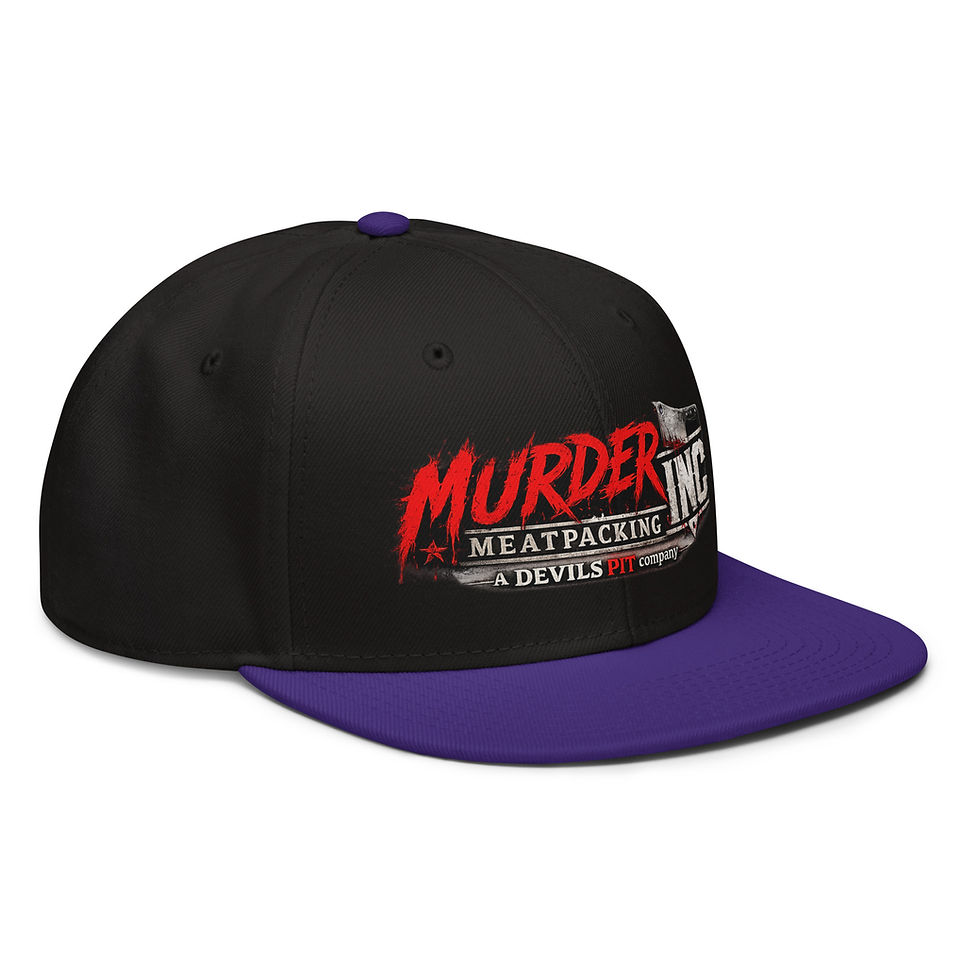 Thumbnail: MURDER INC Meat Packing: Snapback Hat