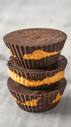 Sweet Gains stock photo peanut butter cups