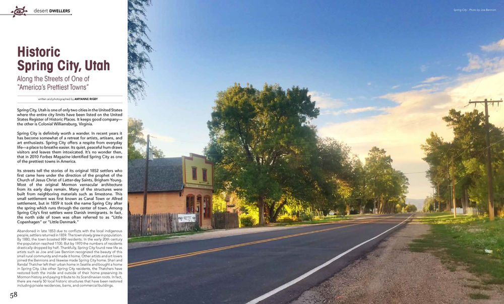 Wandering in Historic Spring City, Utah