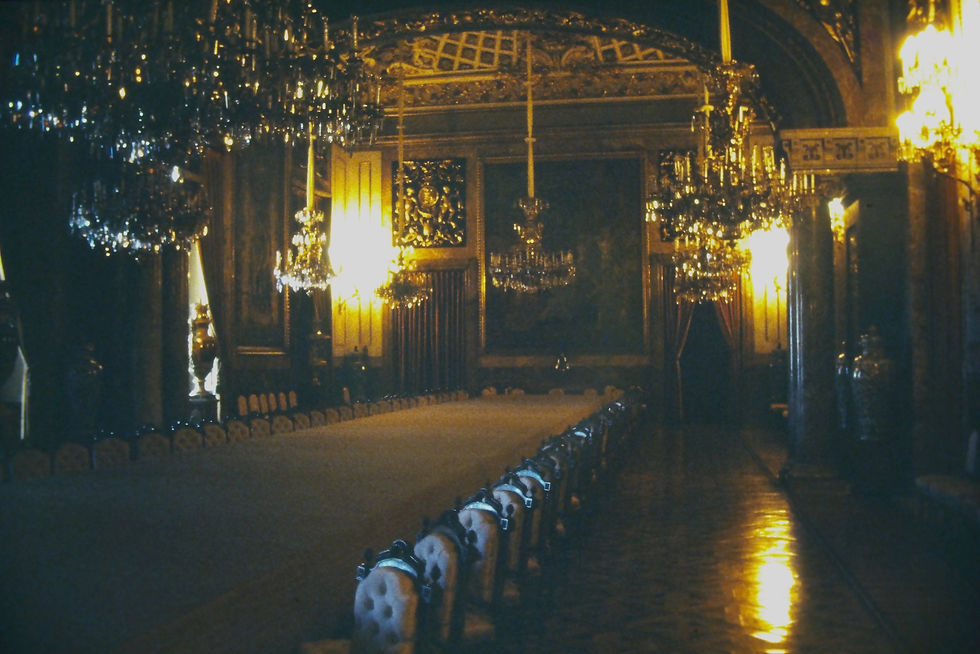 マドリードの王宮の広間。支倉はここで国王フェリーペ3世に謁見した。