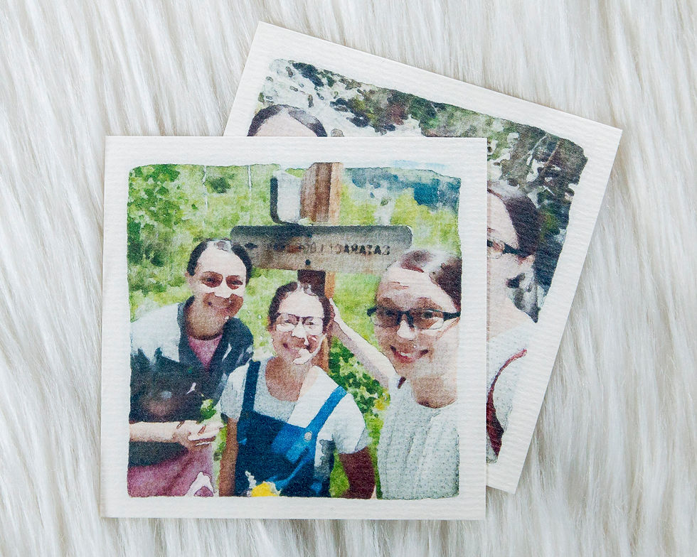 Digital Watercolor Photo Print