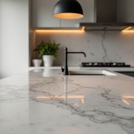 Open concept luxury kitchen Montreal integrated dining high-end renovation VK Group