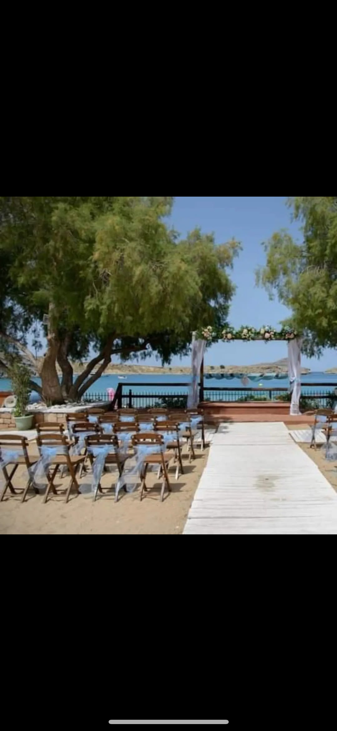 ammos beach rhodes wedding 