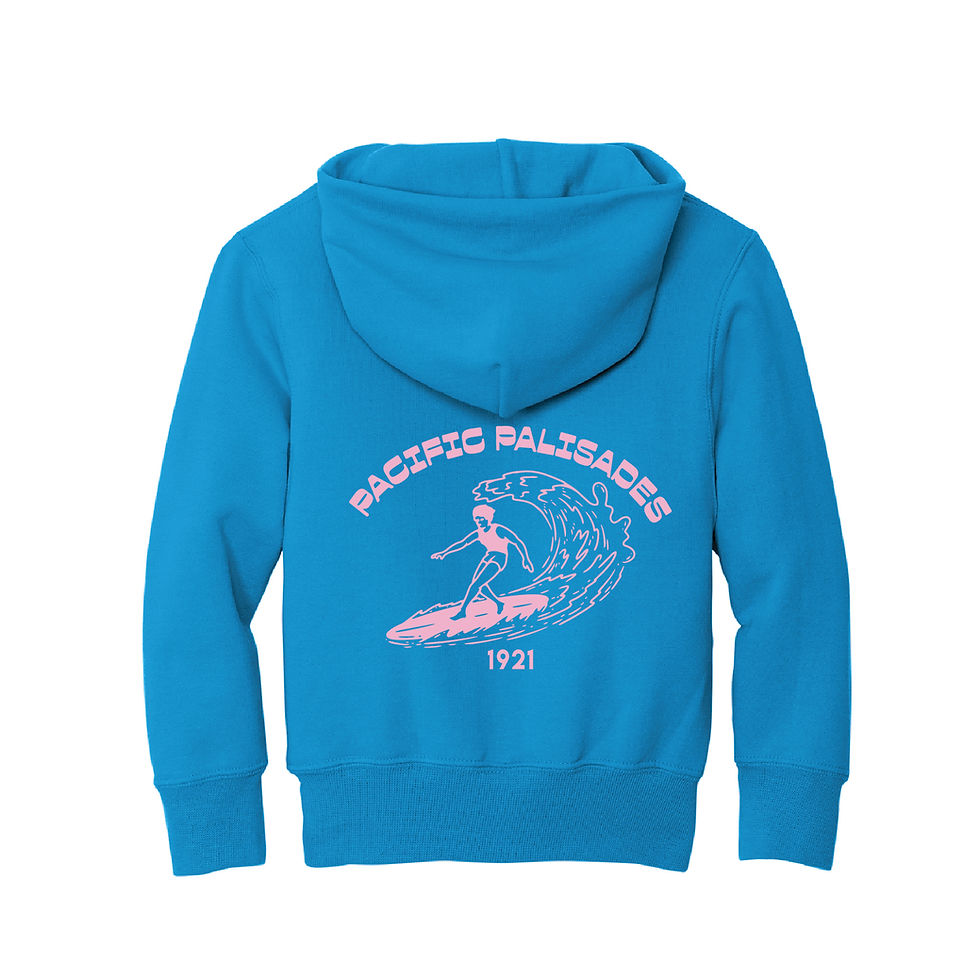 Thumbnail: Kids 1921 Surf Hoodie Sapphire & Pink