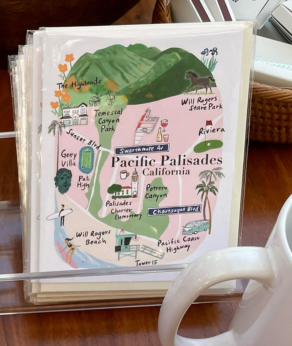 Thumbnail: Illustrated Palisades Map Card