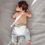 Thumbnail: Baby Heart Pants Dove Grey