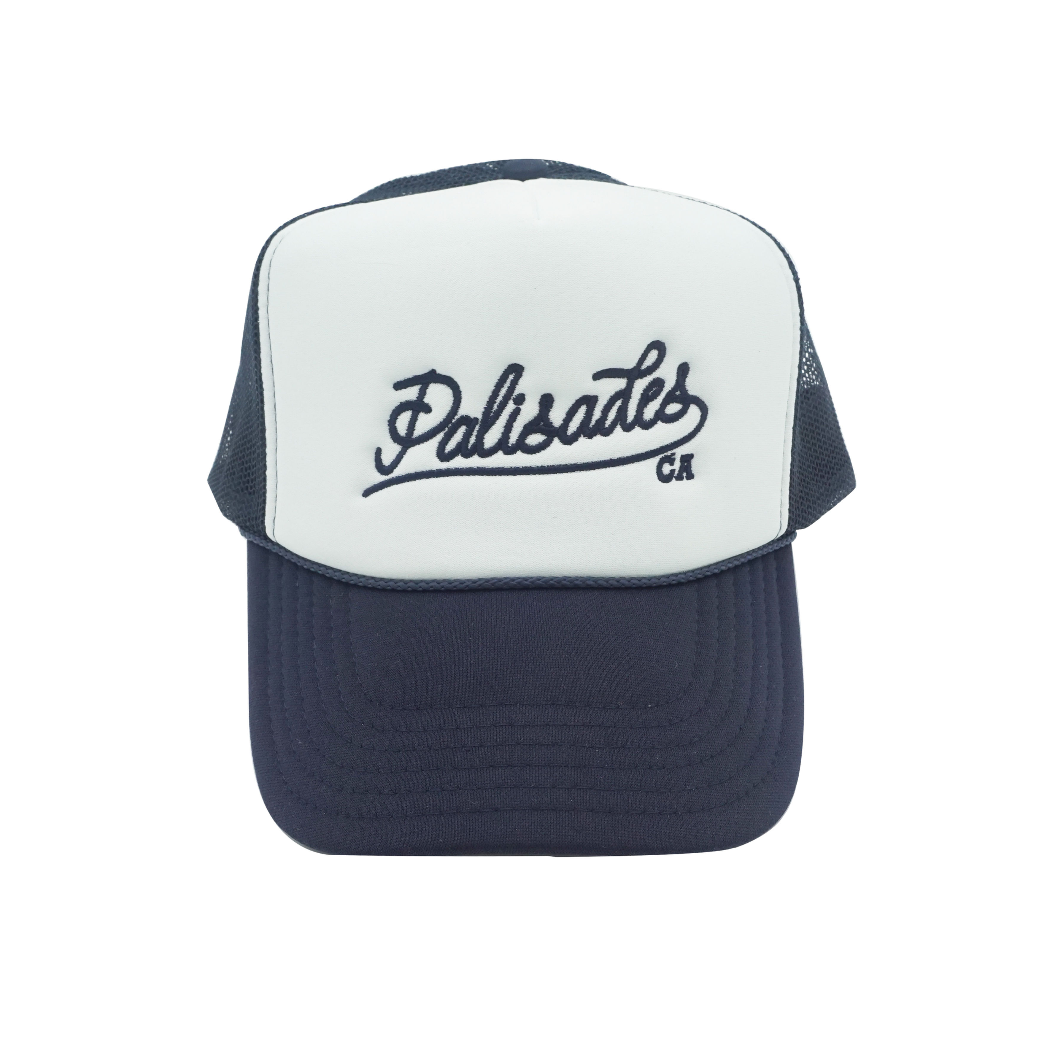 Adults Script Navy/White Trucker Hat