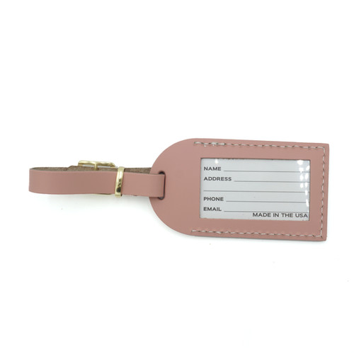 You're Lucky Luggage Tag Dusty Pink | Palisades Gift Shop