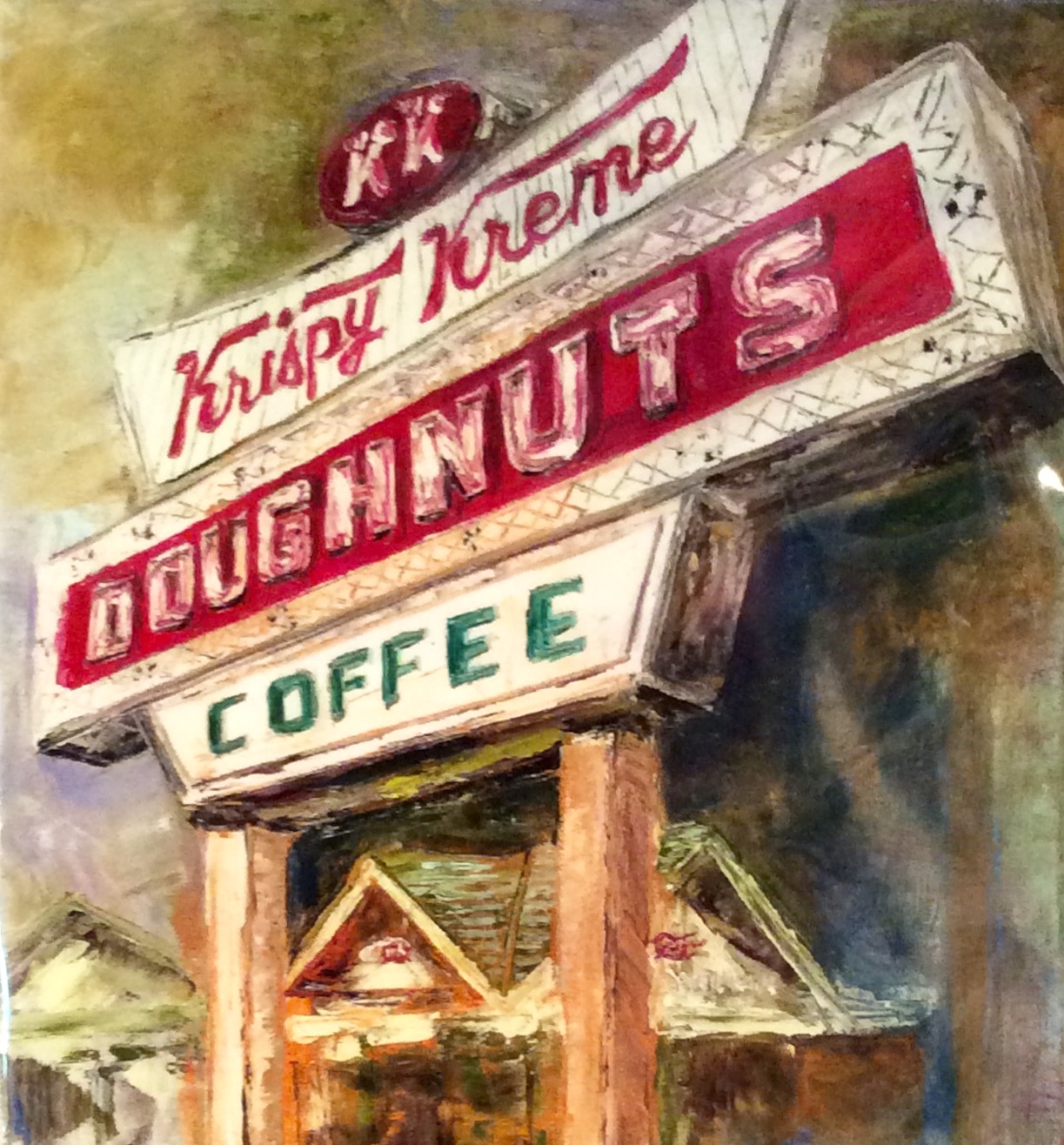 produced from original acrylics