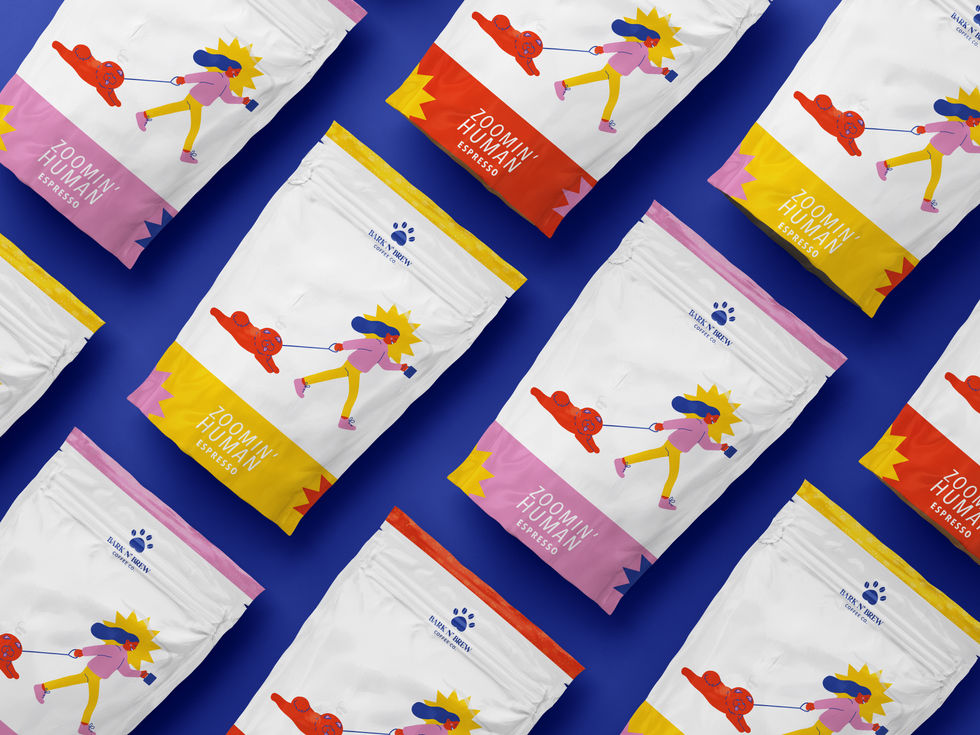 Coffee Bag Design Mockup