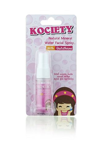 Thumbnail: Nước khoáng xịt rửa mặt kociety trắng da với Gluta Natural Mineral Water Facial