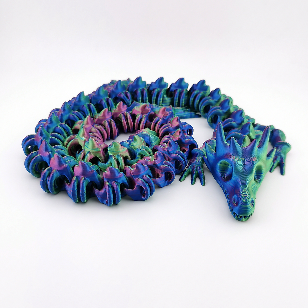 Miniaturbild: Totenflieger – Beweglicher Skelettdrache aus dem 3D-Drucker 💀✨