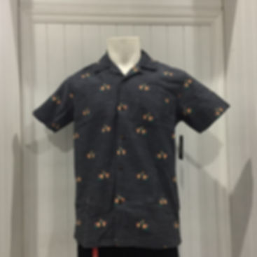 Camisa Hurley Canopy Top SS, 100% algodón.