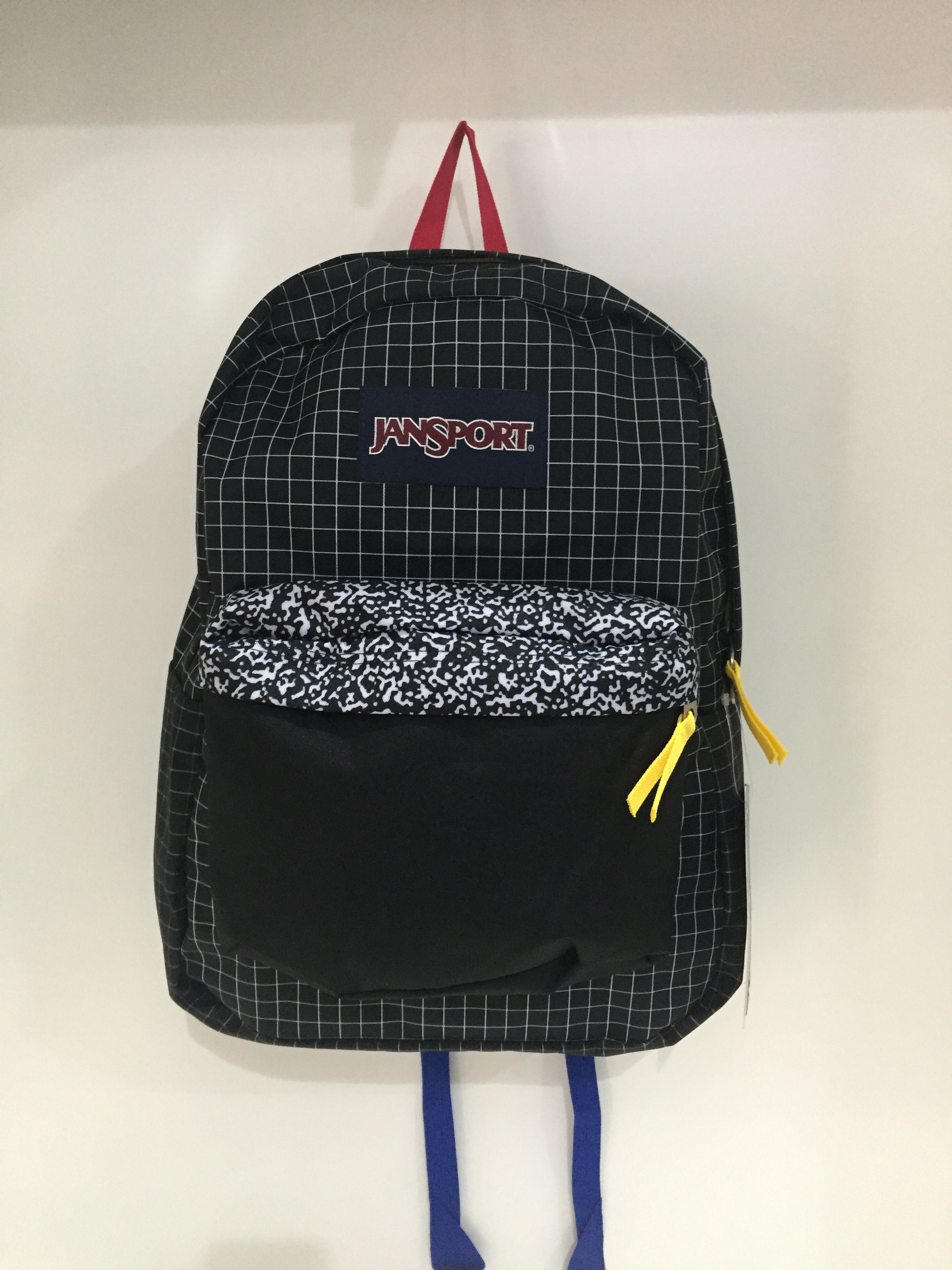 MOCHILA JANSPORT SUPERBREAK BLACK GRID