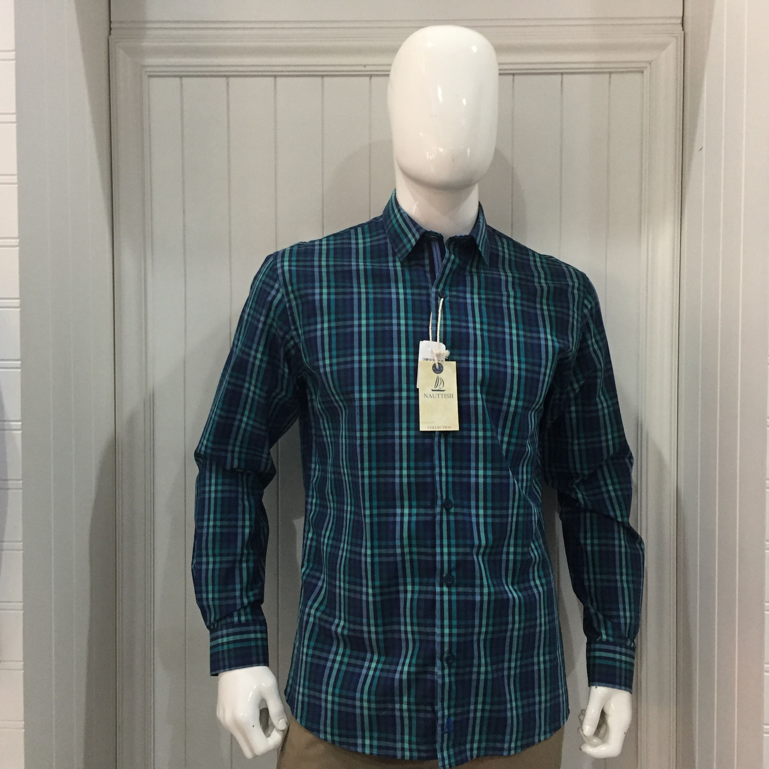 Camisa Nauttish 100% algodón, Entretela Holandesa.