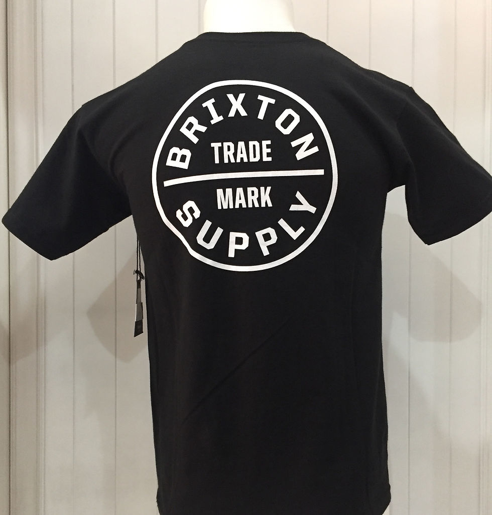 Miniatura: Playera Brixton SOTO,  STANDART  FIT 100% algón,  color: blanco