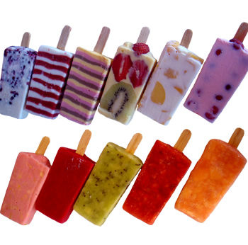 paletas de frutas variadas