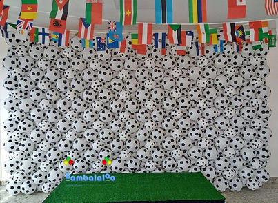 painel de balões