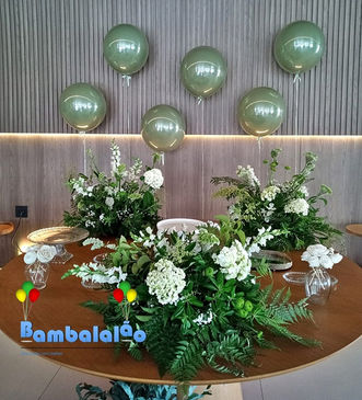 Balões Bubble com gás hélio