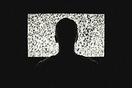 Man Watching Static