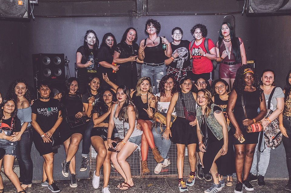 Realizadoras e público no encerramento do FEMMEFEST 2020 - Imagem: Victor Peixe - WEB