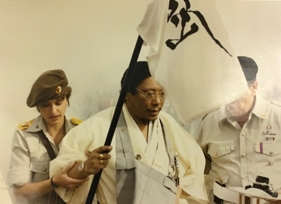 Opening Lhasang at 1985 Seminary RMDC