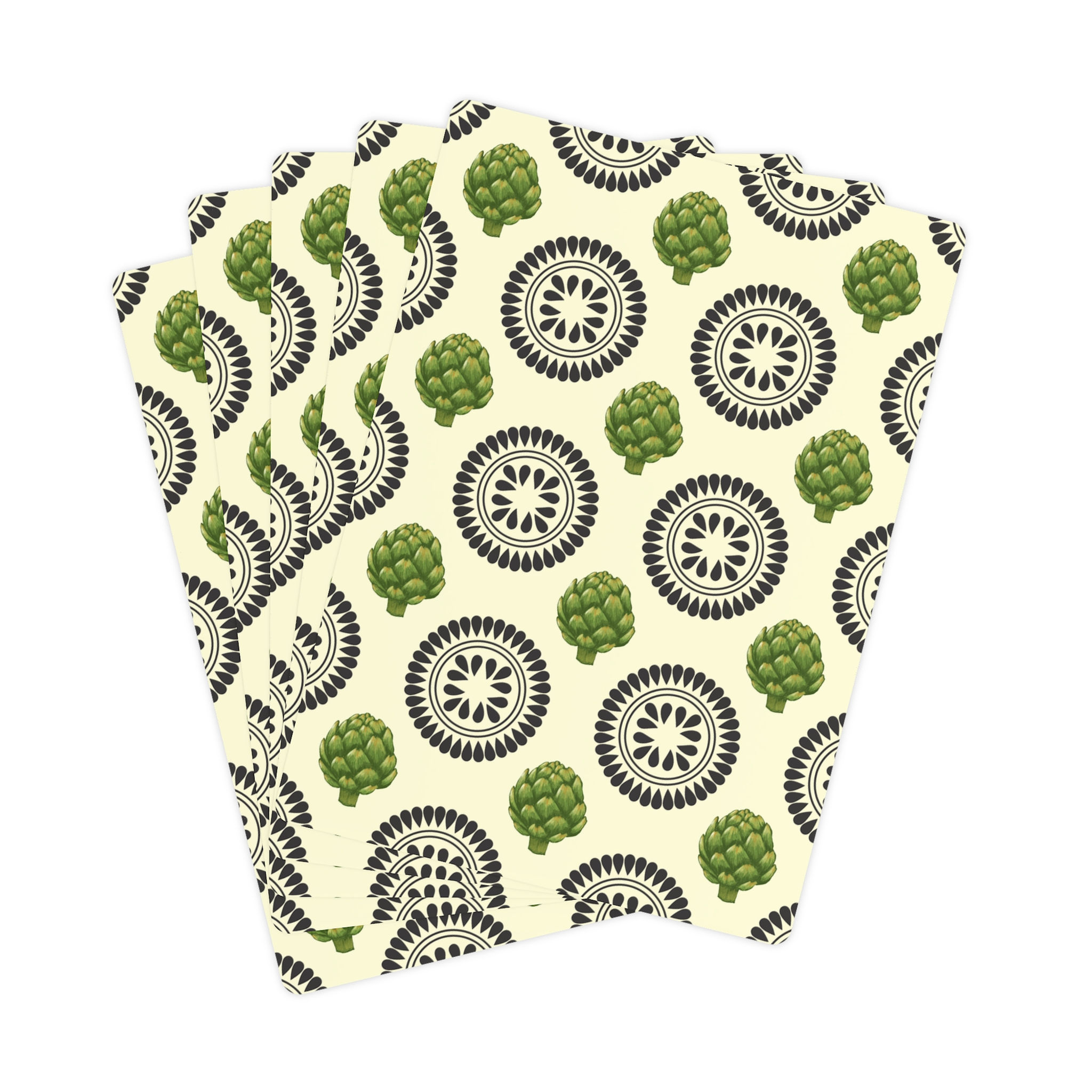 Artichoke Cabana Playing Cards