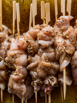 Chicken Skewers in a Marinade