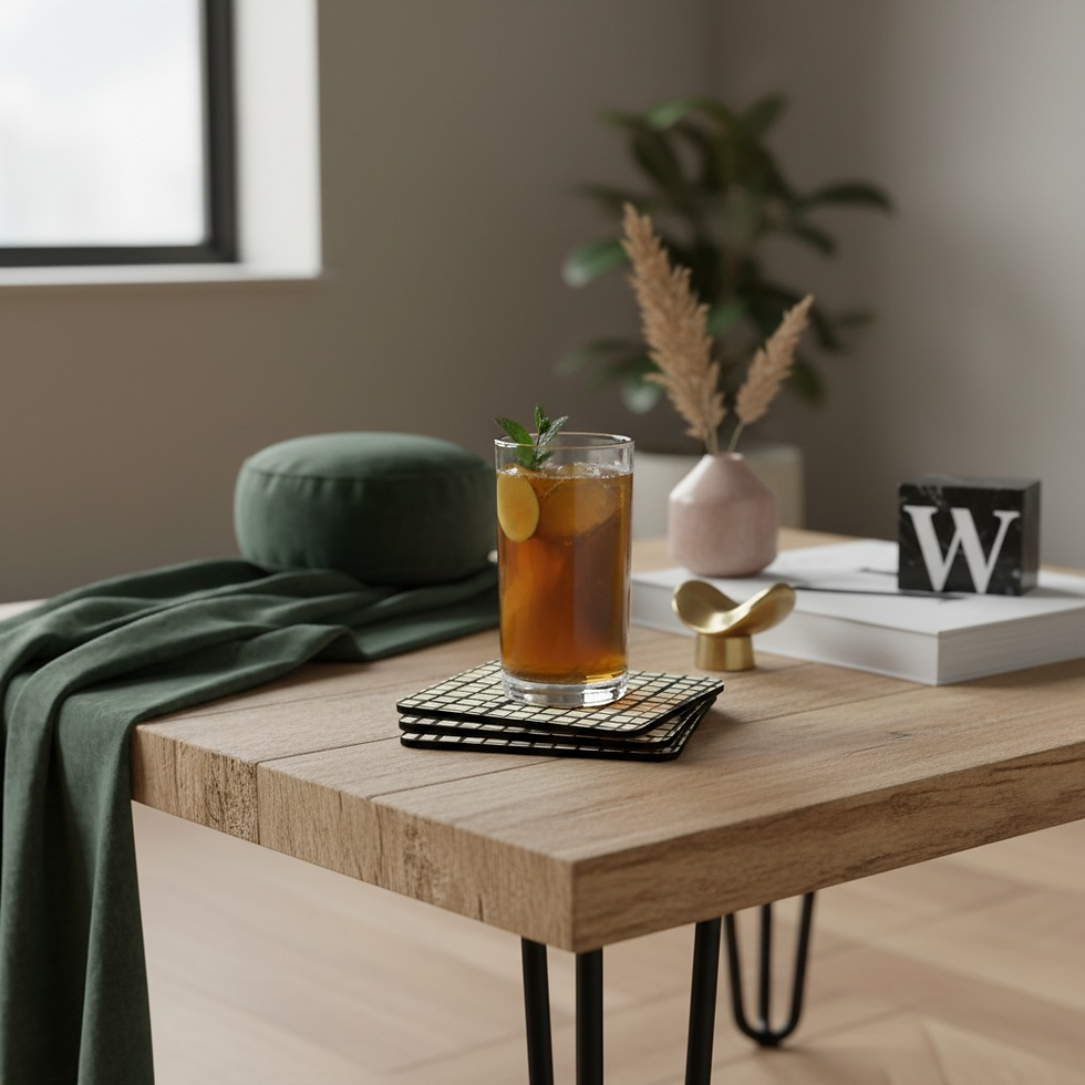 Thumbnail: Urban Cross Corkwood Coaster Set 