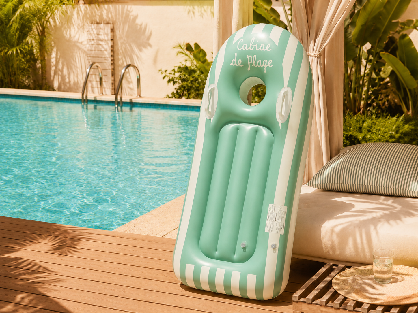 Beach Cabana Inflatable Swim Board