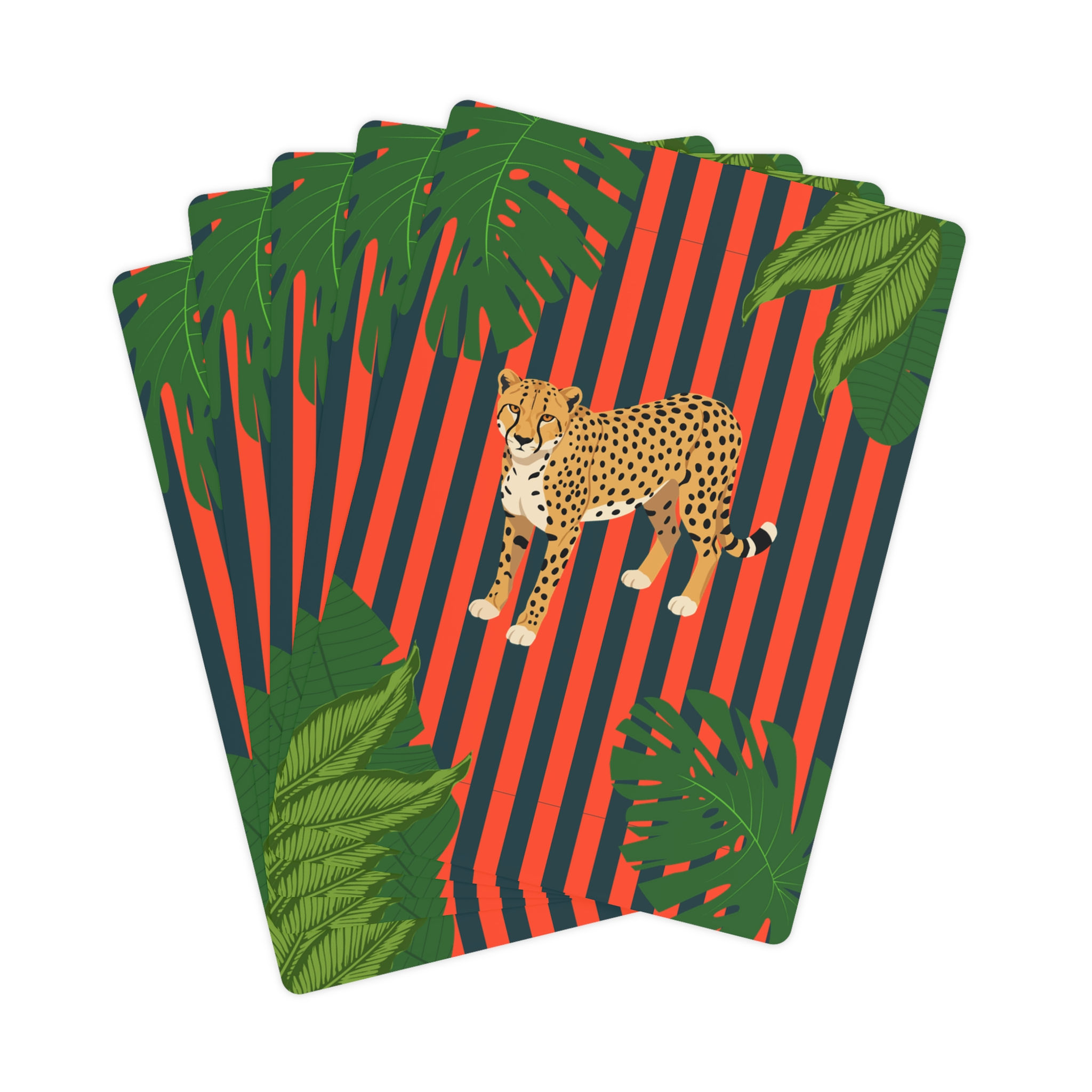 Tropic Cheetah Playing Cards