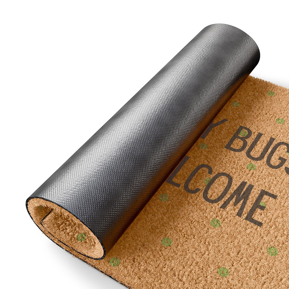 Thumbnail: Lady Bugs Welcome — Garden Doormat 