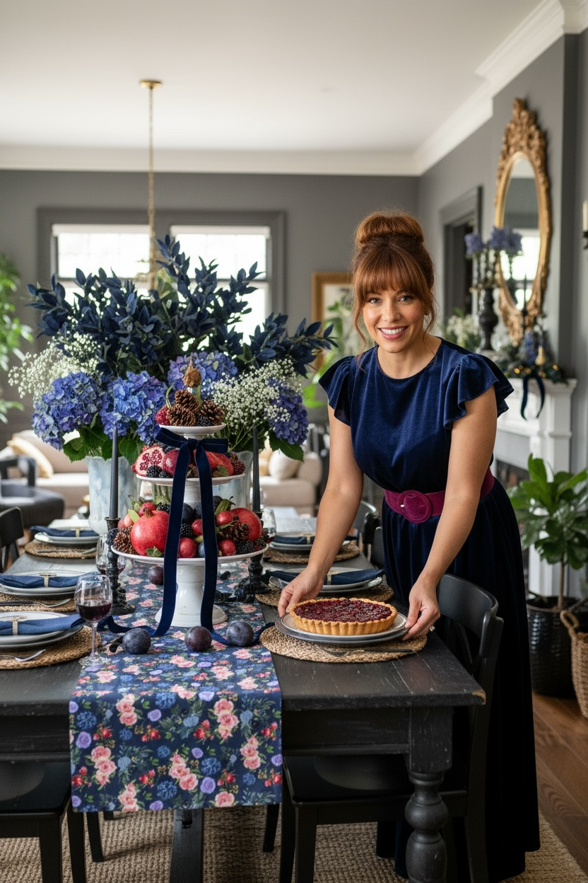 Flor de Noche Dining Table Runner