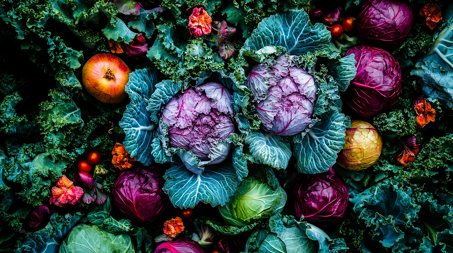 cabbage display