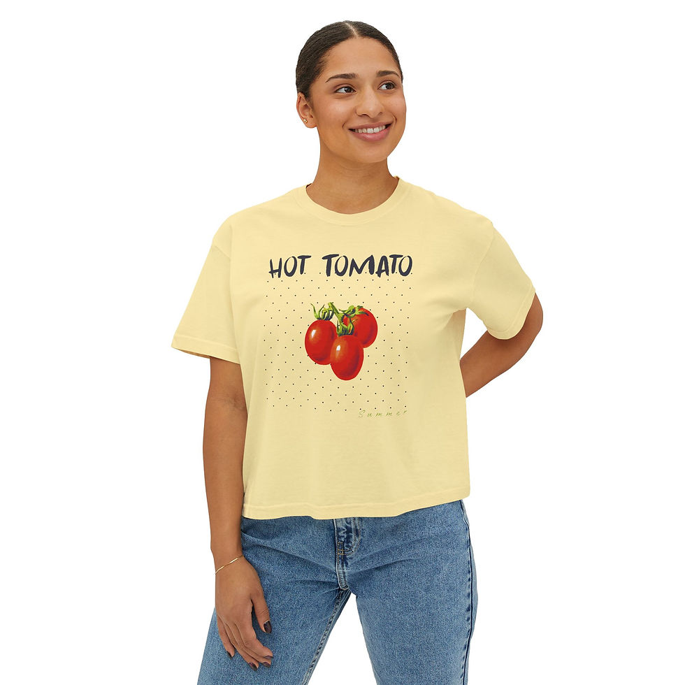 Thumbnail: Hot Tomato Summer Crop T‑Shirt